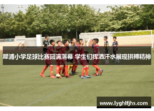 犀浦小学足球比赛圆满落幕 学生们挥洒汗水展现拼搏精神